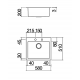 JOLLYNOX 1CCR60MN COMBINATE 60, PENTRU BUCATARIE INCORPORATA, CU 4 ARZATOARE + CUPTOR ELECTRIC, NEGRU MAT