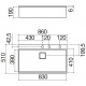 CHIUVETA BUCATARIE BARAZZA B_FREE 1LBF91K, KIT ACCESORII + BATERIE, INCASSO, INOX