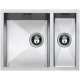 CHIUVETA BUCATARIE BARAZZA QUADRA RAGGIO “0” 1Q642I, CU 1+1/2 CUVE, FILOTOP / SEMIFILO, INOX