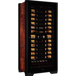Vitrina de vinuri EuroCave V Royale L capacitate max 124 sticle negru cu detalii rosii