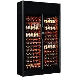 Vitrina de vinuri Arte Vino OXP1T98NPD capacitate 98 sticle temperatura 0/+35°C negru