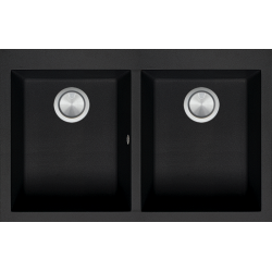 JOLLYNOX 1CCR60MN COMBINATE 60, PENTRU BUCATARIE INCORPORATA, CU 4 ARZATOARE + CUPTOR ELECTRIC, NEGRU MAT