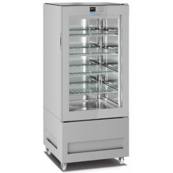 Vitrina frigorifica pentru cofetarie Longoni 65-S Vitra 6111-S capacitate 300l 1 zona racire -15° -24°C argintiu