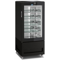 Vitrina frigorifica pentru cofetarie Longoni 65-S Vitra 6111-S capacitate 300l 1 zona racire -15° -24°C negru