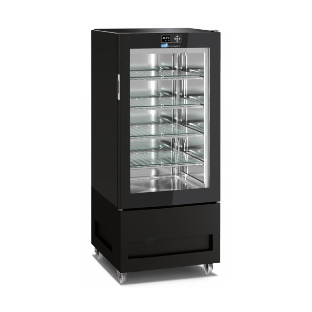 Vitrina de vinuri Arte Vino OXP1T98NPD capacitate 98 sticle temperatura 0/+35°C negru