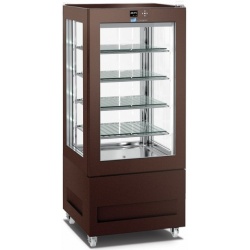 Vitrina frigorifica pentru cofetarie Longoni 65-S Vitra 6114-S capacitate 300l 1 zona racire -15° -24°C maro
