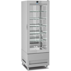 Vitrina frigorifica pentru cofetarie Longoni 65-L Vitra 6111-L capacitate 450l 1 zona racire -15° -24°C argintiu