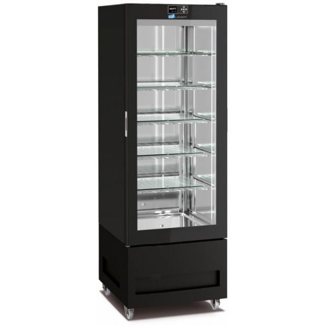 Vitrina de vinuri Arte Vino OXP1T98NPD capacitate 98 sticle temperatura 0/+35°C negru