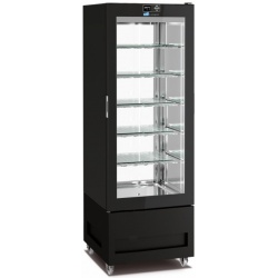 Vitrina frigorifica pentru cofetarie Longoni 65-L Vitra 6112-L capacitate 450l 1 zona racire -15° -24°C negru