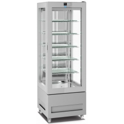 Vitrina frigorifica pentru cofetarie Longoni 65-L Vitra 6113-L capacitate 450l 1 zona racire -15° -24°C argintiu