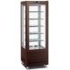 Vitrina frigorifica pentru cofetarie Longoni 65-L Vitra 6114-L capacitate 450l 1 zona racire -15° -24°C maro