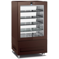 Vitrina frigorifica pentru cofetarie Longoni 85-S Vitra 8112-S capacitate 450l 1 zona racire -15° -24°C maro