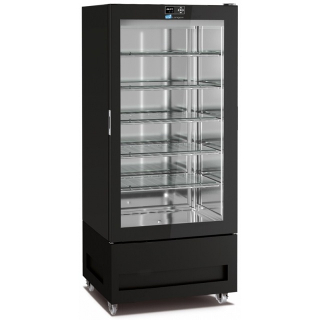 Vitrina de vinuri Arte Vino OXP1T98NPD capacitate 98 sticle temperatura 0/+35°C negru