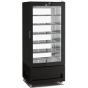 Vitrina frigorifica pentru cofetarie Longoni 85-L Vitra 8112-L capacitate 600l 1 zona racire -15° -24°C negru