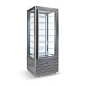 Vitrina cofetarie Silfer Vera VPS 500 V, 7 rafturi, capacitate 488 l, temperatura +4°+10°C, gri