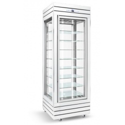 Vitrina cofetarie Tecfrigo MUSA 120 Q, capacitate 120 l, temperatura -15/-21 ºC, negru