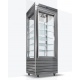Vitrina cofetarie Silfer Vera VPS 500 Vs, 6 rafturi, capacitate 488 l, temperatura +4°+10°C, gri