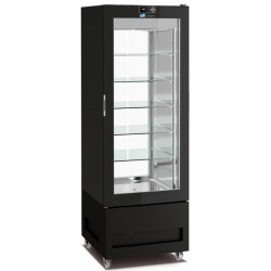 Vitrina frigorifica pentru cofetarie Longoni 65-L Vitra 6212-L capacitate 450l 1 zona racire +2° +10°C negru