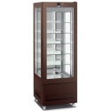 Vitrina frigorifica pentru cofetarie Longoni 65-L Vitra 6213-L capacitate 450l 1 zona racire +2° +10°C maro