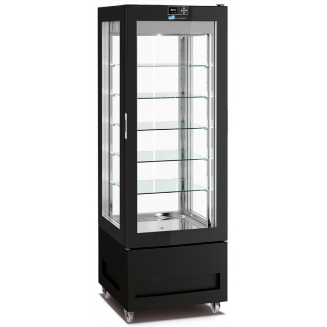 Vitrina de vinuri Arte Vino OXP1T98NPD capacitate 98 sticle temperatura 0/+35°C negru
