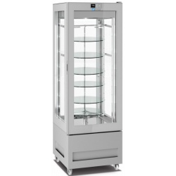 Vitrina frigorifica pentru cofetarie Longoni 65-L Vitra 6215-L capacitate 450l 1 zona racire +2° +10°C argintiu