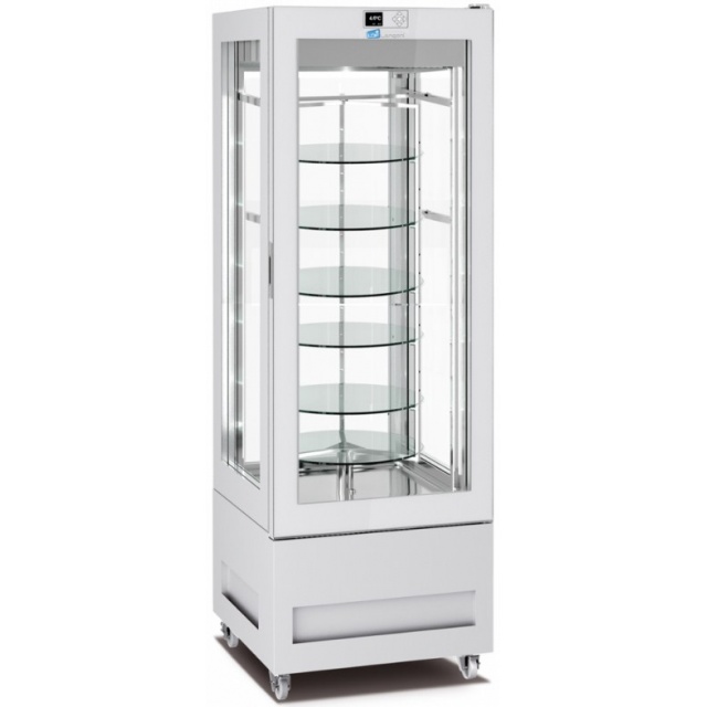 Vitrina frigorifica pentru cofetarie Longoni 65-L Vitra 6215-L capacitate 450l 1 zona racire +2° +10°C alb