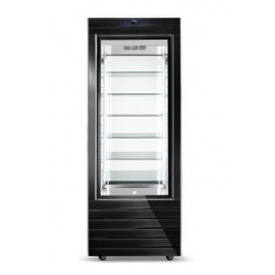 Vitrina cofetarie Tecfrigo MUSA 120 Q, capacitate 120 l, temperatura -15/-21 ºC, negru