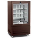 Vitrina frigorifica pentru cofetarie Longoni 85-S Vitra 8211-S capacitate 450l 1 zona racire +2° +10°C maro