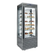 Vitrina cofetarie Tecfrigo MUSA 120 Q, capacitate 120 l, temperatura -15/-21 ºC, negru