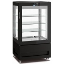 Vitrina frigorifica pentru cofetarie Longoni 85-S Vitra 8214-S capacitate 450l 1 zona racire +2° +10°C negru