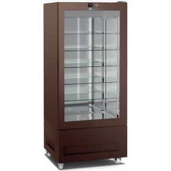 Vitrina frigorifica pentru cofetarie Longoni 85-L Vitra 8211-L capacitate 600l 1 zona racire +2° +10°C maro