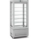Vitrina frigorifica pentru cofetarie Longoni 85-L Vitra 8214-L capacitate 600l 1 zona racire +2° +10°C argintiu