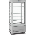 Vitrina frigorifica pentru cofetarie Longoni 85-L Vitra 8214-L capacitate 600l 1 zona racire +2° +10°C argintiu