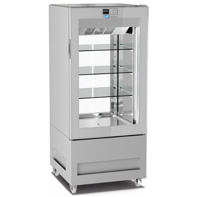 Vitrina de vinuri Arte Vino OXP1T98NPD capacitate 98 sticle temperatura 0/+35°C negru