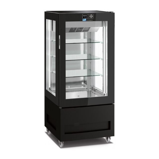 Vitrina de vinuri Arte Vino OXP1T98NPD capacitate 98 sticle temperatura 0/+35°C negru