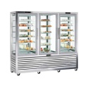 Vitrina cofetarie Tecfrigo MUSA 120 Q, capacitate 120 l, temperatura -15/-21 ºC, negru