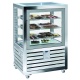Vitrina cofetarie Tecfrigo MUSA 120 Q, capacitate 120 l, temperatura -15/-21 ºC, negru