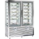Vitrina cofetarie Tecfrigo MUSA 120 Q, capacitate 120 l, temperatura -15/-21 ºC, negru