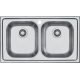 CHIUVETA BUCATARIE BARAZZ B_FAST 1LFS92, CU 2 CUVE, INCASSO, INOX