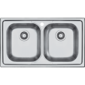 CHIUVETA BUCATARIE BARAZZ B_FAST 1LFS92, CU 2 CUVE, INCASSO, INOX