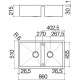 JOLLYNOX 1CCR60MN COMBINATE 60, PENTRU BUCATARIE INCORPORATA, CU 4 ARZATOARE + CUPTOR ELECTRIC, NEGRU MAT