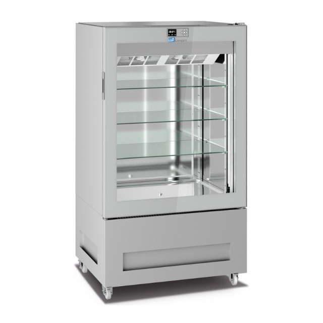 Vitrina de vinuri Arte Vino OXP1T98NPD capacitate 98 sticle temperatura 0/+35°C negru