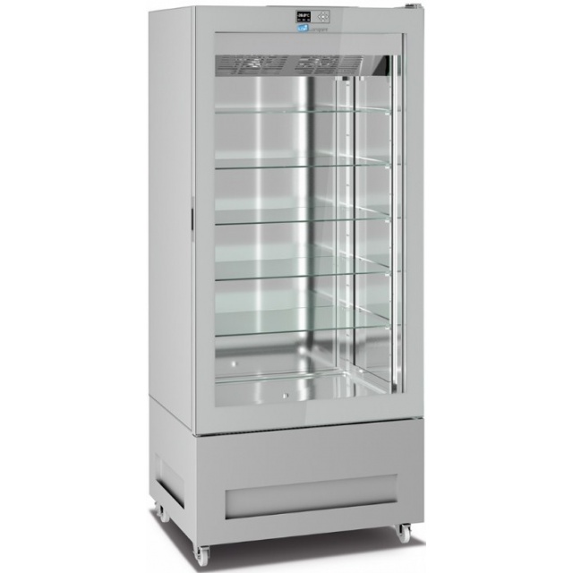 Vitrina de vinuri Arte Vino OXP1T98NPD capacitate 98 sticle temperatura 0/+35°C negru