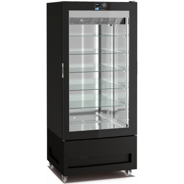 Vitrina de vinuri Arte Vino OXP1T98NPD capacitate 98 sticle temperatura 0/+35°C negru