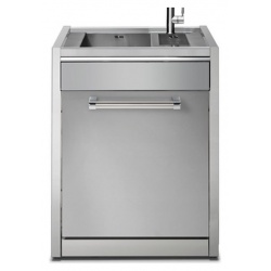 MASCA CU CHIUVETA BUCATARIE STEEL GENESI G7S-L2, 1 + 1/2 CUVE, NUVOLA / INOX