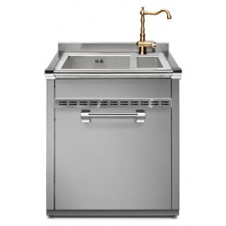 MASCA CU CHIUVETA BUCATARIE STEEL ASCOT A7S-L2, 1 + 1/2 CUVE