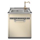 MASCA CU CHIUVETA BUCATARIE STEEL ASCOT A7S-L2, 1 + 1/2 CUVE