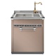 MASCA CU CHIUVETA BUCATARIE STEEL ASCOT A7S-L2, 1 + 1/2 CUVE