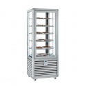 Vitrina cofetarie Tecfrigo MUSA 120 Q, capacitate 120 l, temperatura -15/-21 ºC, negru