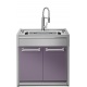 MASCA CU CHIUVETA BUCATARIE STEEL G9S-L1G, 2 USI, INOX